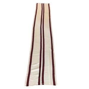 Long cloth fabric piece runner Inca red